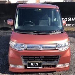 ⭐️ご成約⭐️🌷タントカスタム🌷希少カラー🌷ピンク🌷車検満タン【総額28.8万円】🌈ナビ/TV/ETC🌿の画像