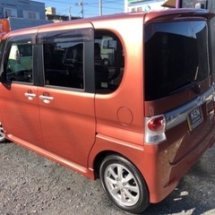 ⭐️ご成約⭐️🌷タントカスタム🌷希少カラー🌷ピンク🌷車検満タン【総額28.8万円】🌈ナビ/TV/ETC🌿の画像