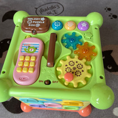 お話中　メロディボックスと輪投げ