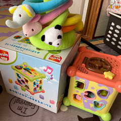 お話中　メロディボックスと輪投げの画像