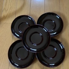【今週800円】【新品】【高級茶托5点セット』の画像