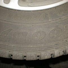 中古　アルミホイール付きグッドイヤースタッドレスタイヤ　ICE　NABI　４本セット　165R13 8P.R　の画像