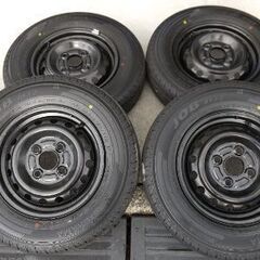 12インチ 軽バン用タイヤ 鉄ホイール付き