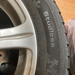 スタッドレスタイヤ155/65R 14 75R値下げします