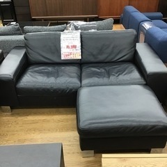 LK-106【ご来店頂ける方限定】イタルソファ　3シーターソファ　オットマン付きの画像