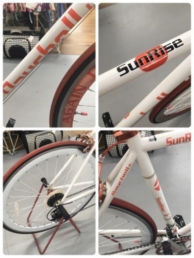 S380　Raychell Sunrise　ロードバイク　2X7段　リムブレーキ　ホワイト