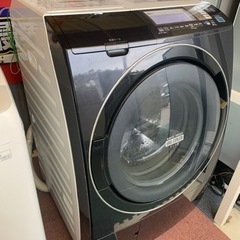 【リサイクルサービス八光　田上店　配達・設置OK】BD-S7400L 日立 ドラム式洗濯乾燥機 左開き ヒートリサイクル 風アイロン・ビッグドラム スリム 洗濯9.0kg 乾燥6.0kg