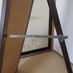 スタンドミラー　姿見　立ち鏡　こげ茶の画像
