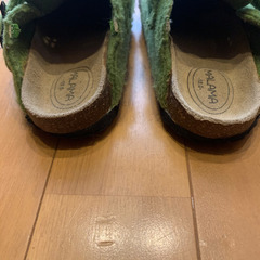 フェルトスリッポンサンダル18cm  ビルケン風の画像