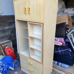 【中古品】木製収納棚