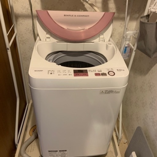 SHARP 洗濯機　ES-GE6A 6.0kg