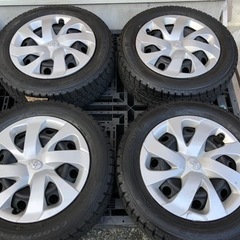 トヨタ シエンタ純正 スタッドレス 185/60R15 ホイール...