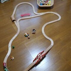 木製プラレール。