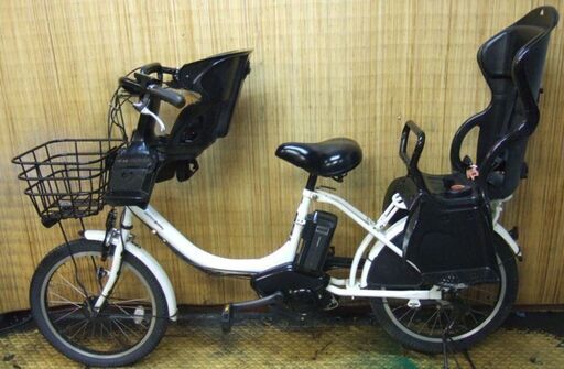 ☆関東無料配達☆ヤマハPA20B PAS Babby(パスバビー）8.7Ａｈ20インチ 内装3段変速　3人（幼児2人）乗り対応車種  電動アシスト自転車3-27