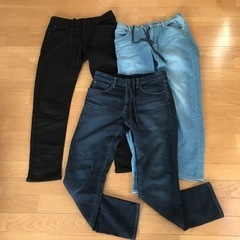UNIQLO（ユニクロ）ストレッチパンツ３本