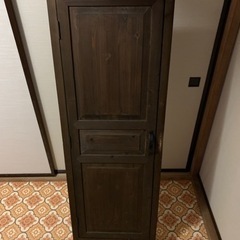 【1/16までの出品】全身ミラー　扉付き　(値下げしました)