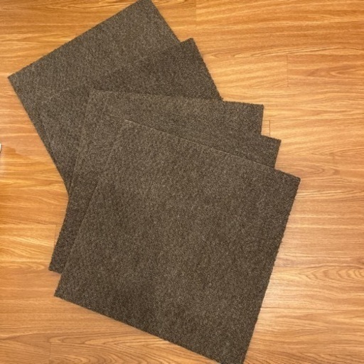 [23枚セット] ピアリビング　防音カーペット 静床ライト　ダークブラウン