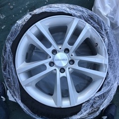 スタッドレス　225/45 R17 美品　山あり