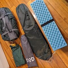 ソロキャンプセット　ワンポールテント他　短期出品
