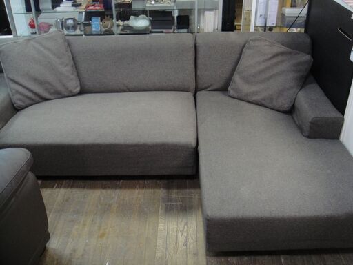 SALE中につき、通常特価24,178円より3,000円引きの21,178円!　カウチソファ　クリーニング可能布カバーリングタイプ　Ｌ字ソファ