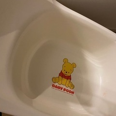 【売ります】ベビーバスと沐浴ネットの画像