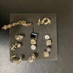 【シルバーアクセ】中古ピアス15個セット　ビザール・エムズコレク...