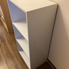 カラーボックス　白の画像