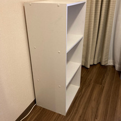 カラーボックス　白の画像