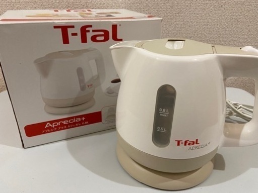 T-fal 電気ケトル 0.8L カフェオレ