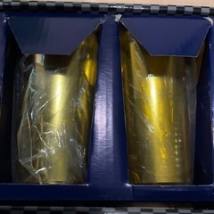 新品 金色のペアタンブラーの画像