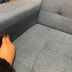 ゆったり2人掛けソファの画像