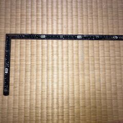 30cm曲金　曲尺　かねざし　さしかね　すみがね　まがり　まがりじゃく　まがりざし　②の画像