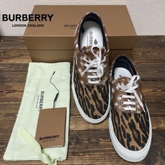 Burberry希少レオパードスニーカー　EU43