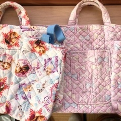 通学バック、上履き入れ、体操服袋の画像