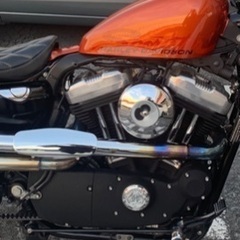 スポーツスター48マフラーの画像