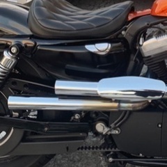 スポーツスター48マフラーの画像