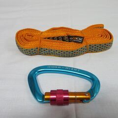 【未使用品】登山用 スリング＆カラビナ