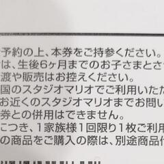 最終値下げ! スタジオマリオ 記念 写真 プレゼント券
