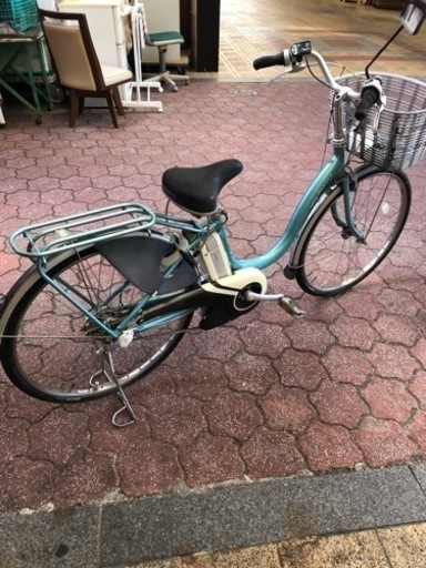 値下げ　ブリヂストン　電動自転車　新品バッテリー　⒏9AH保証付き