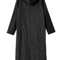 ⭐️【美品】キルティング切替裏起毛ロングコートの画像