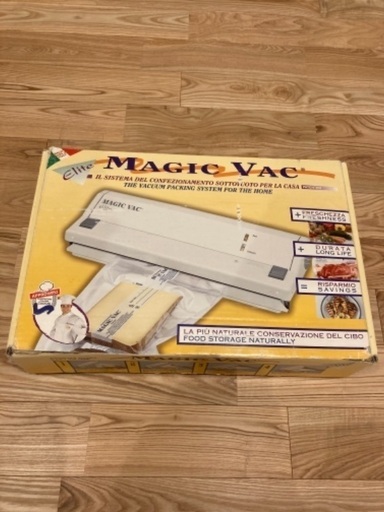 MAGIC　VAC　真空パック器　V006　専用パック　2本付き