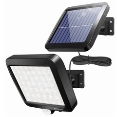新品 ソーラーライト 屋外 56LED センサーライト モーショ...