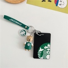 【新品未使用】スタバ カードケース キーホルダー 定期入れ スタ...