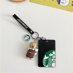 【新品未使用】スタバ カードケース キーホルダー 定期入れ スタ...