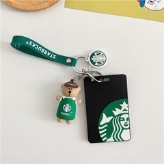 【新品未使用】スタバ カードケース キーホルダー 定期入れ スタ...