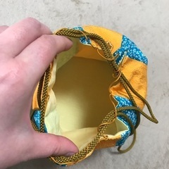 浴衣用巾着バッグの画像