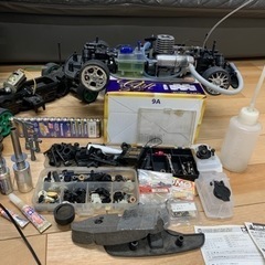 部品多数、タミヤエンジンカー　