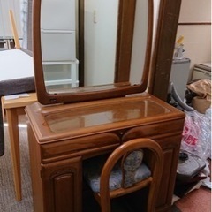 ドレッサー　鏡台　ブラウン　イスあります★