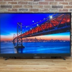 即日受渡❣️今年購入55型4K HDR テレビWチューナ搭載37000円