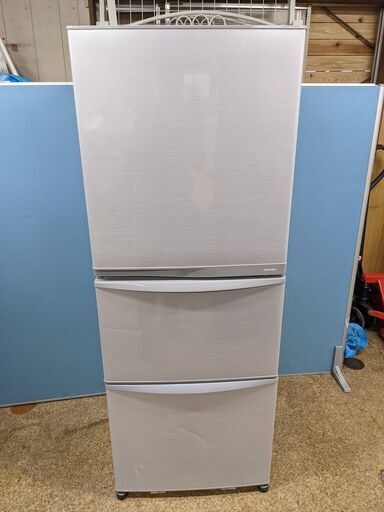(売約済み)東芝 ノンフロン冷凍冷蔵庫　３ドア 340L 2013年製 GR-E34N